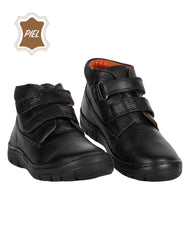 Zapato Niño Escolar Negro Piel Dogi 04504005