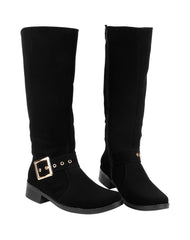 Bota Mujer Casual Tacon Negro Stfashion 00304301