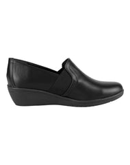 Zapato Mujer Mocasín Vestir Cuña Negro Stfashion 12204004