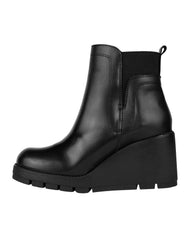 Botin Mujer Casual Cuña Negro Lady One 08604100