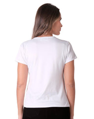 Playera Mujer Moda Camiseta Blanco Stfashion 69705024