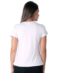 Playera Mujer Moda Camiseta Blanco Stfashion 69705023