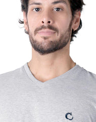 Playera Hombre Basico Camiseta Gris Stfashion 61705009