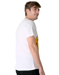 Playera Hombre Moda Camiseta Blanco Smiley 58205023