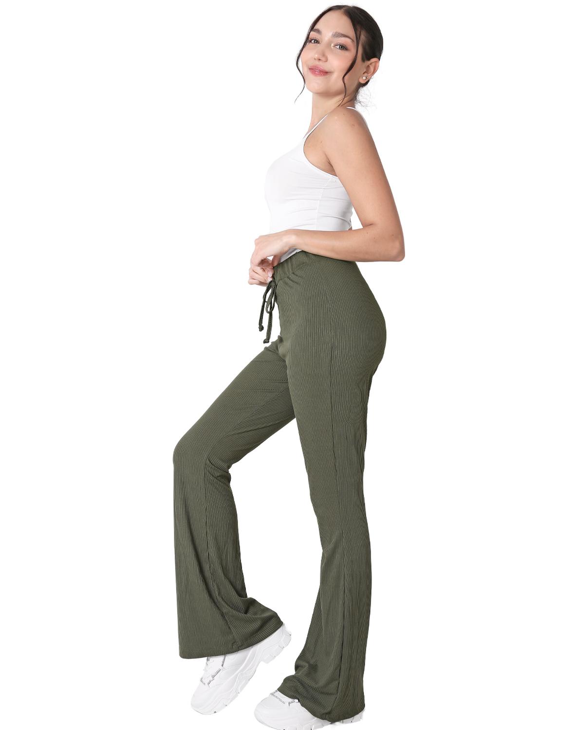 Pants Acampanado Mujer Verde Stfashion 52404806