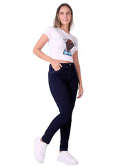 Jeans Mujer Basico Skinny Azul Stfashion 52905001