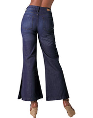 Jeans Mujer Moda Acampanado Azul Galy Jeans 51704202