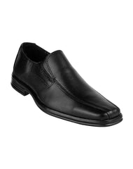 Zapato Joven Mocasin Escolar Negro Piel Lugo Conti 04704102