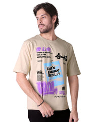 Playera Hombre Moda Camiseta Beige Stfashion 53205036