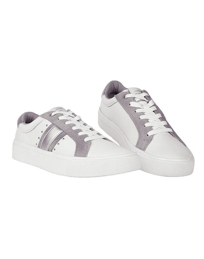 Tenis Mujer Casual Piso Blanco Flexi 02504140