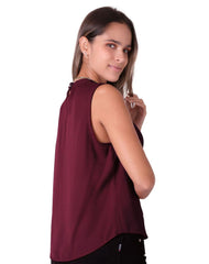 Blusa Mujer Vino Stfashion 64105134