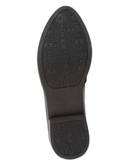 Zapato Mujer Mocasín Vestir Tacón Negro Lady One 08604004