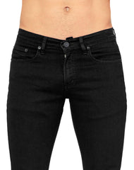 Jeans Hombre Básico Skinny Negro Oggi 59102056