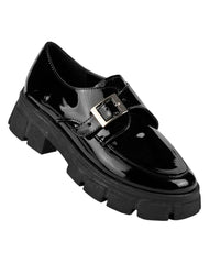 Zapato Mujer Oxford Casual Tacón Negro Stfashion 00303811