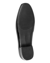 Zapato Mujer Mocasín Vestir Tacón Negro Valdano 01404000