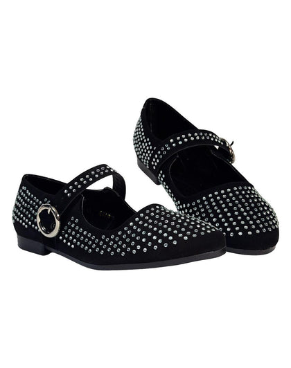 Flat Mujer Piso Negro Stfashion 09004102