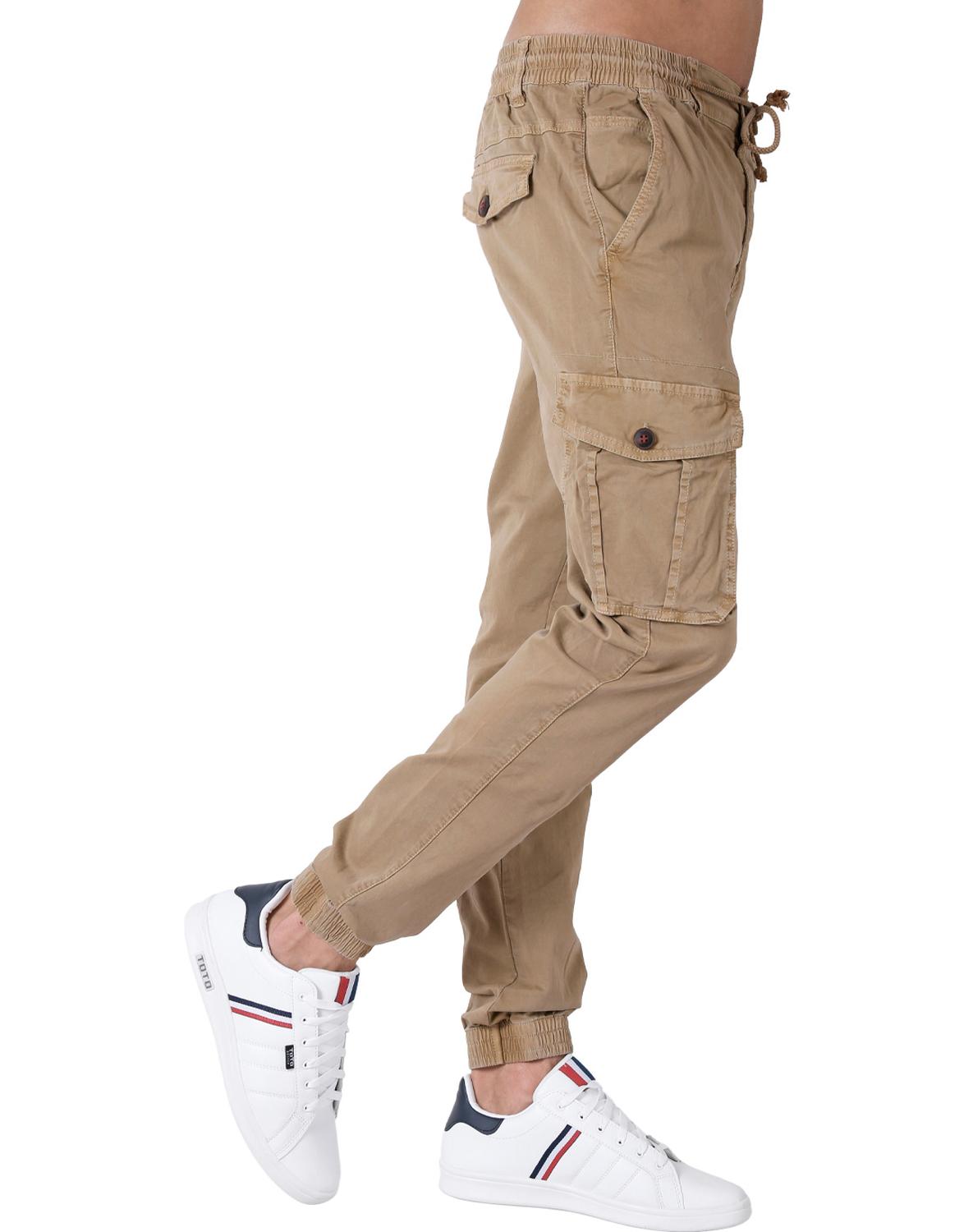 Pantalón Moda Jogger Hombre Beige Roosevelt 50104602 – SALVAJE TENTACIÓN