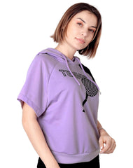 Playera Mujer Moda Camiseta Lila Stfashion 72605074
