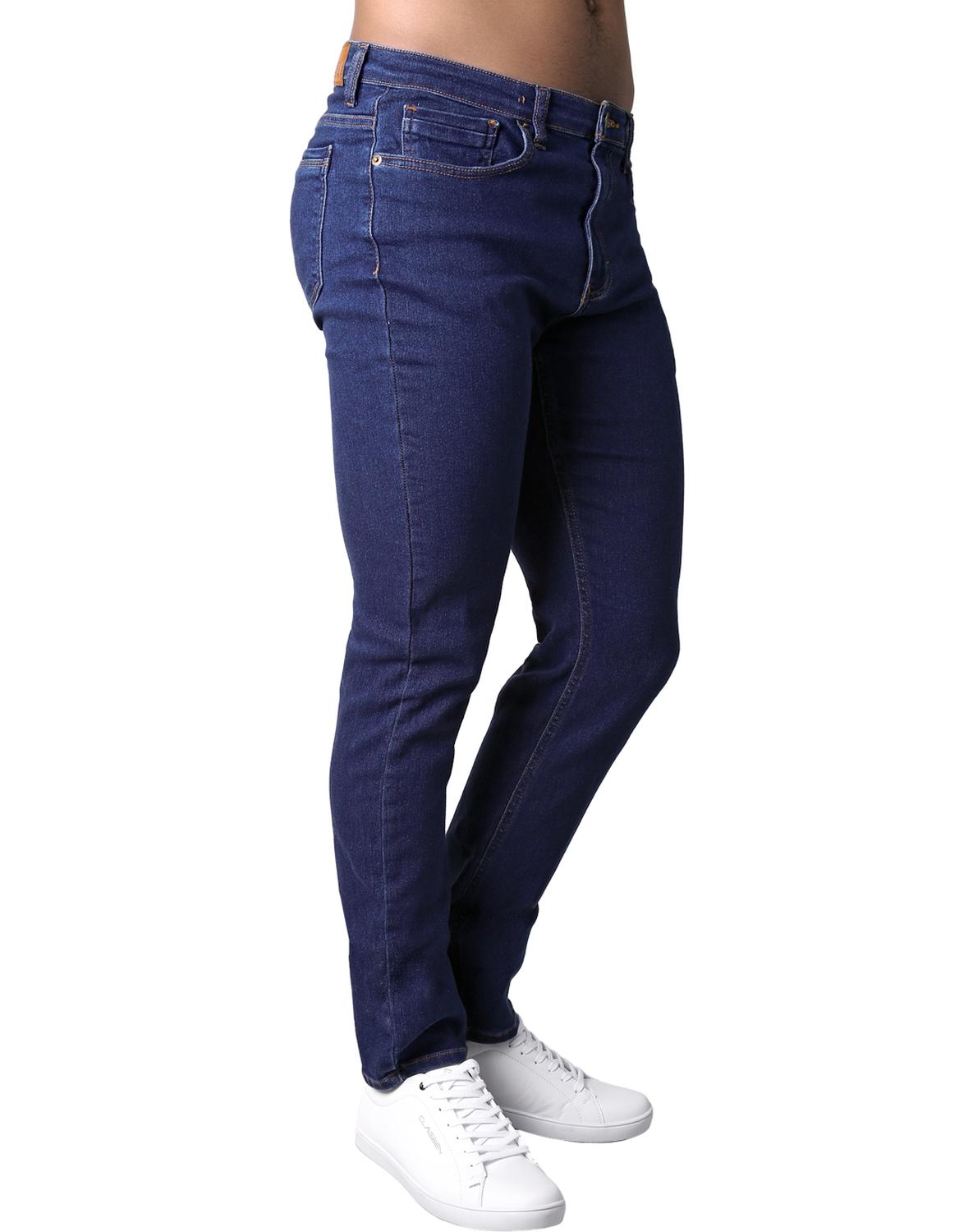 Jeans Básico Slim Hombre Azul Stfashion Ryan 63104423
