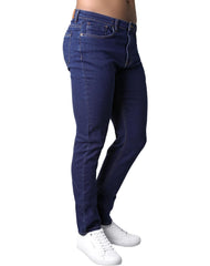 Jeans Hombre Básico Slim Azul Stfashion 63104423
