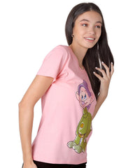 Playera Moda Camiseta Mujer Rosa Disney 56505057
