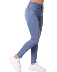 Jeans Mujer Basico Skinny Azul Stfashion 63105023