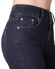 Jeans Básico Mujer Oggi Satin 59102091 Mezclilla Stretch