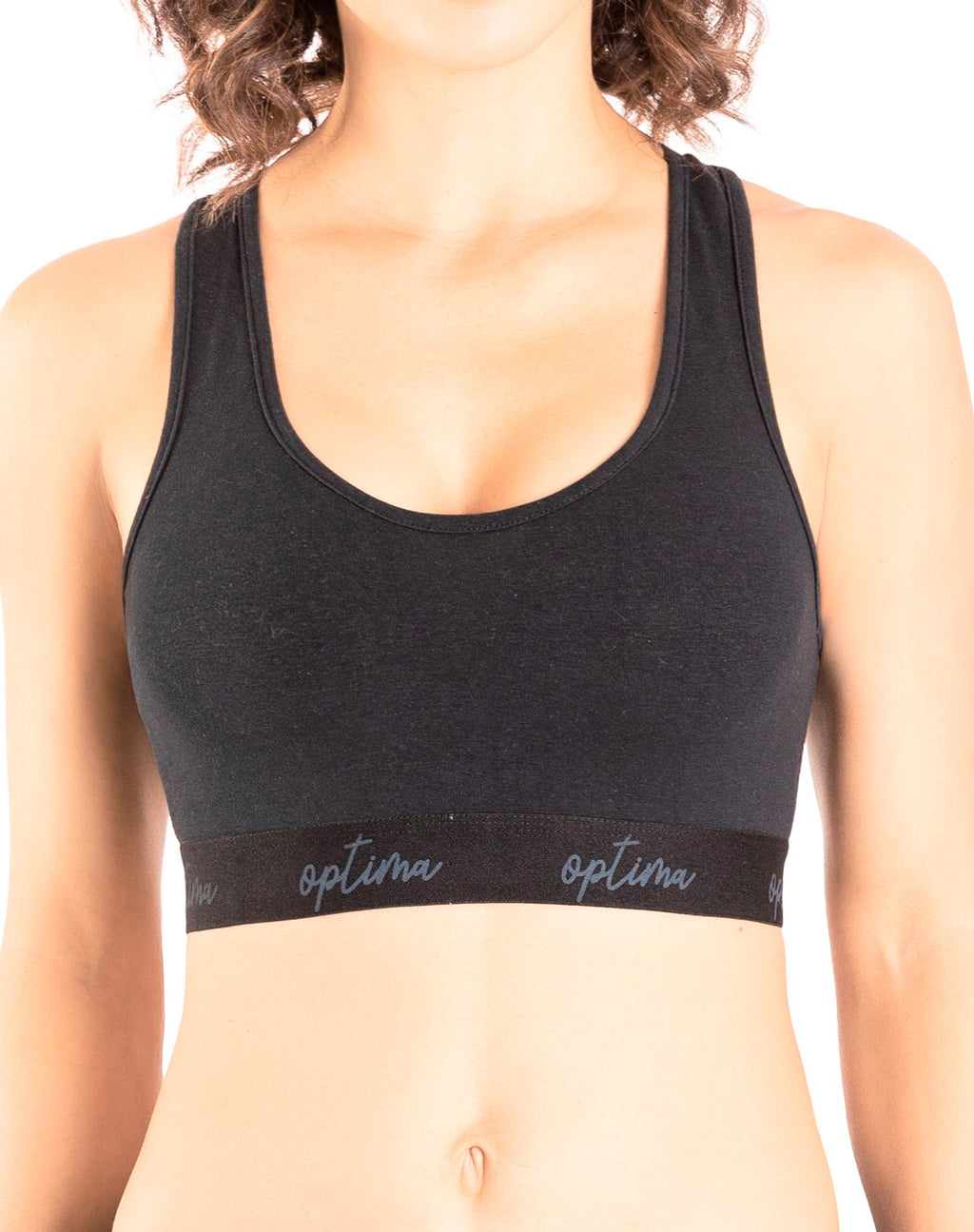 Interior Basico Mujer Optima Negro 56503814 Algodón/Poliéster