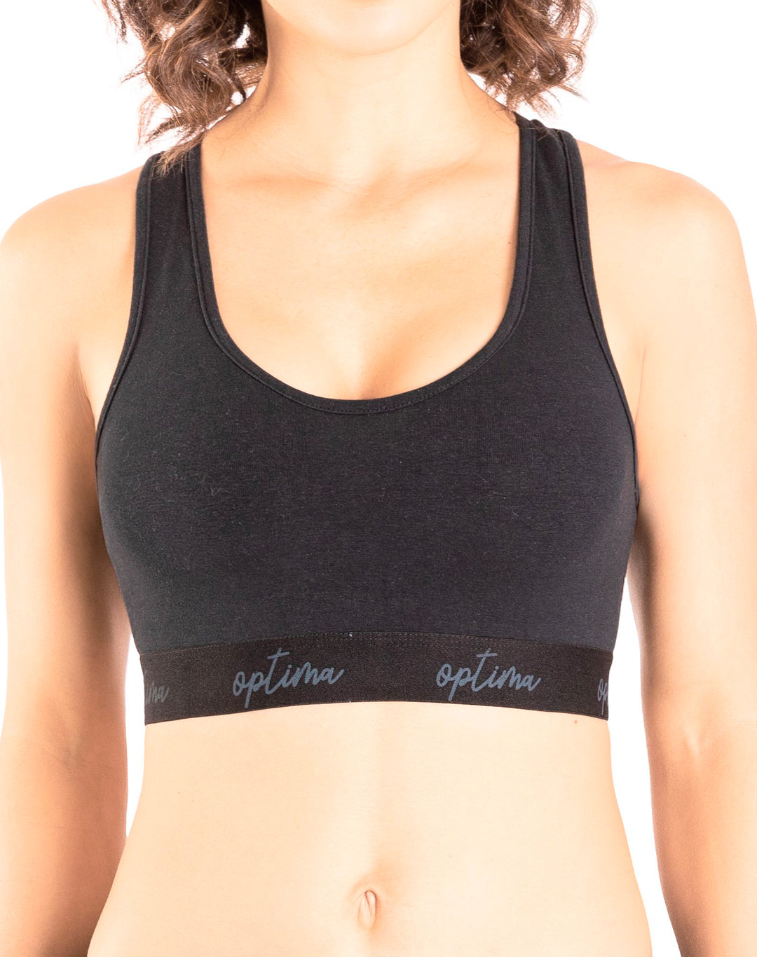 Interior Basico Mujer Optima Negro 56503814 Algodón/Poliéster