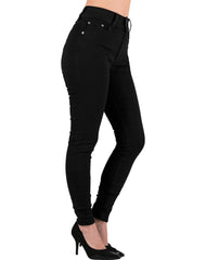 Jeans Básico Mujer Oggi Negro 59104030 Mezclilla Stretch Katia