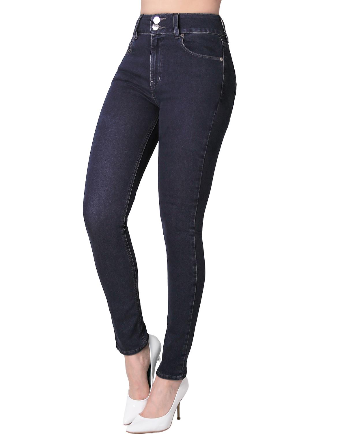 Jeans Básico Mujer Oggi Satin 59102091 Mezclilla Stretch